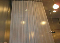 Hotel Morden Metal Coil Drapery 1.5mm Metal Mesh Shower Curtain Dividers 8x8mm